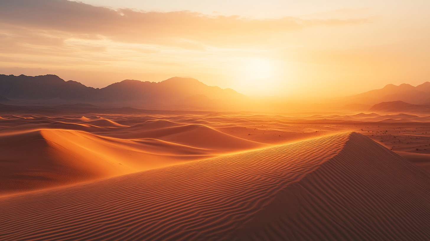 Paysage désertique mystique